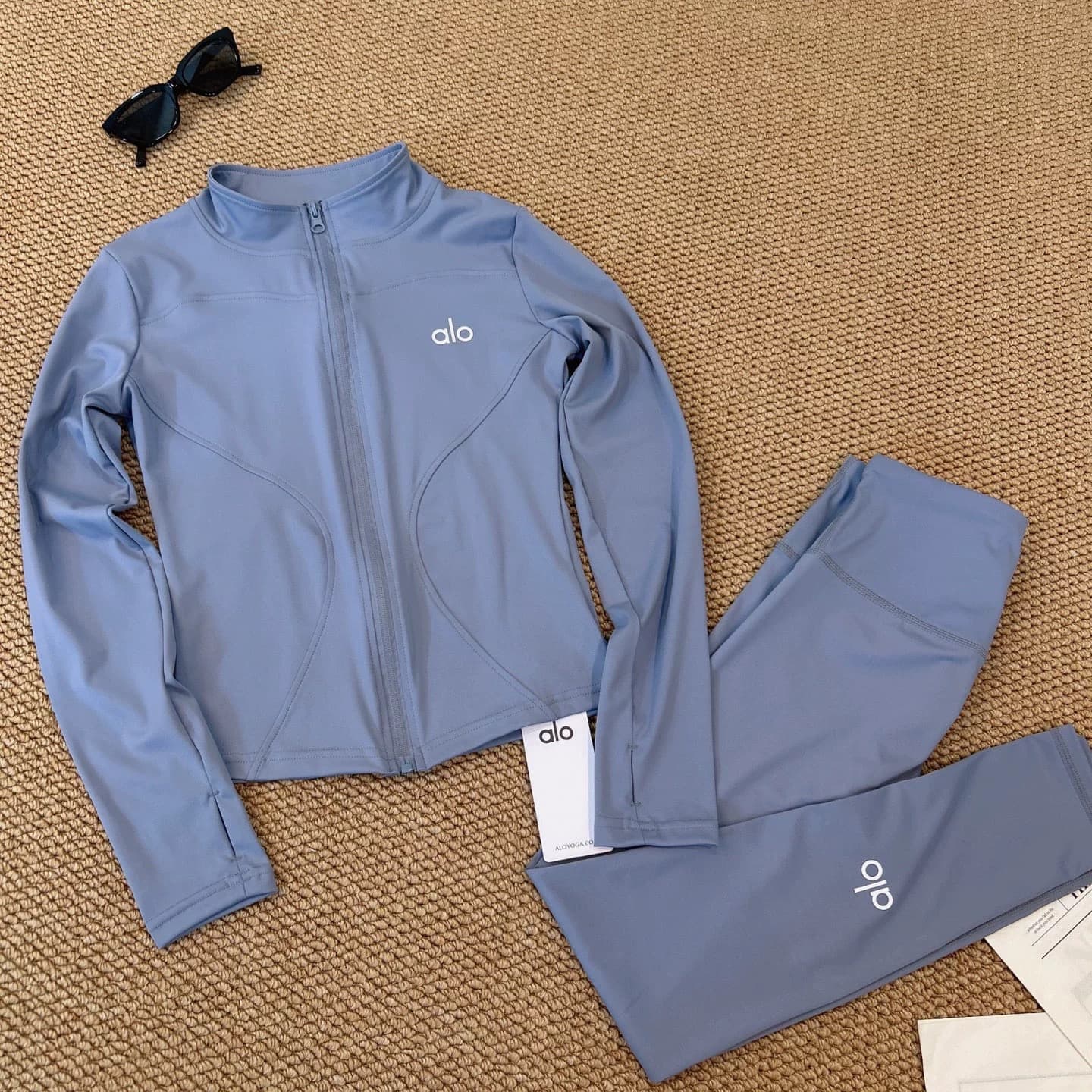 Alo Stand-Up Collar Full-Zip Yoga Jacket Women's — view 5
