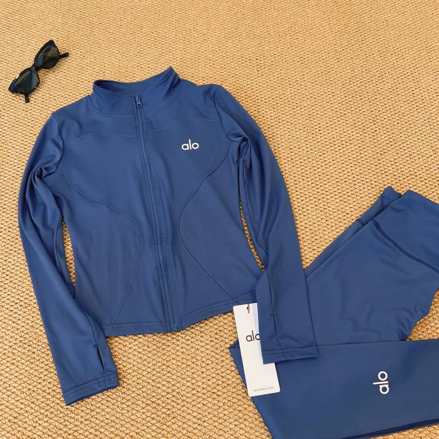 Alo Stand-Up Collar Full-Zip Yoga Jacket Women's — view 6