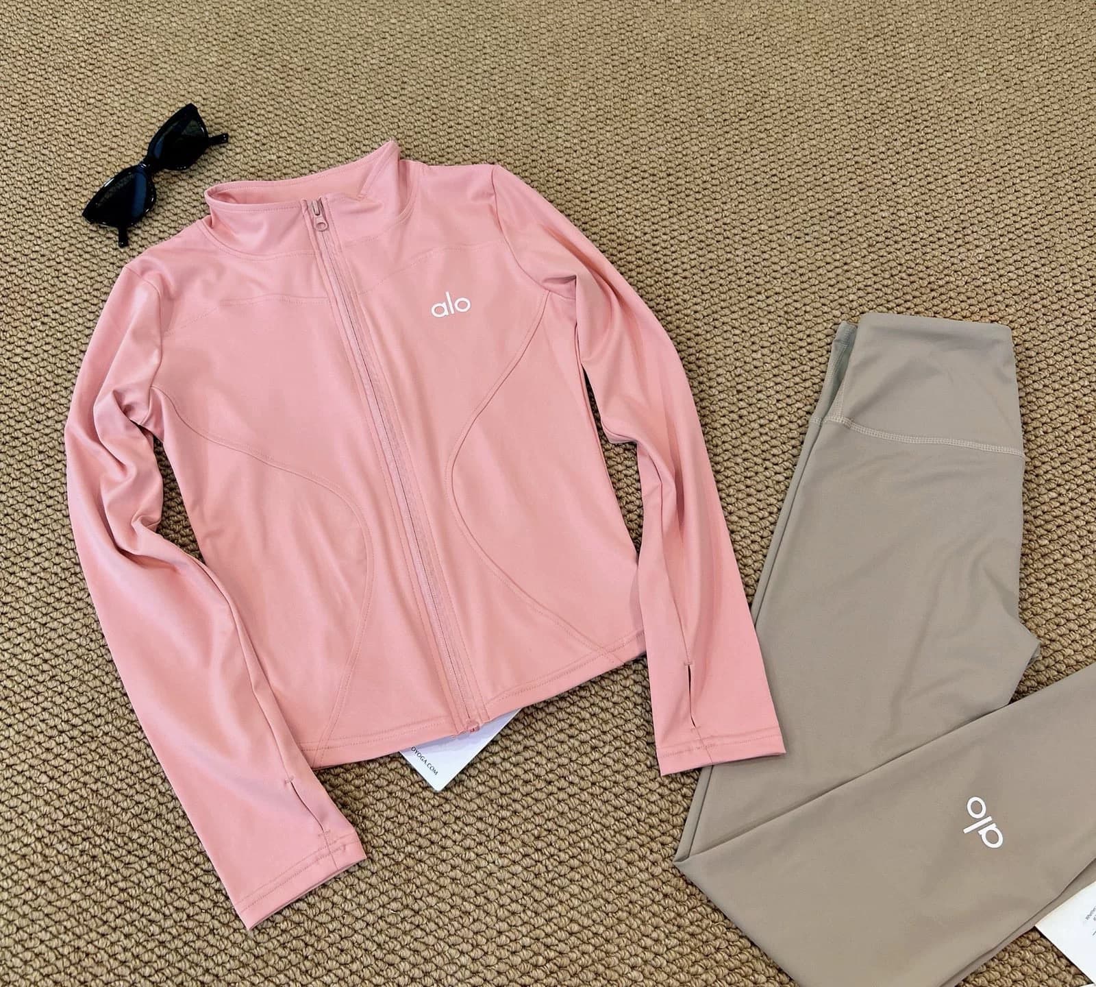 Alo Stand-Up Collar Full-Zip Yoga Jacket Women's — view 7