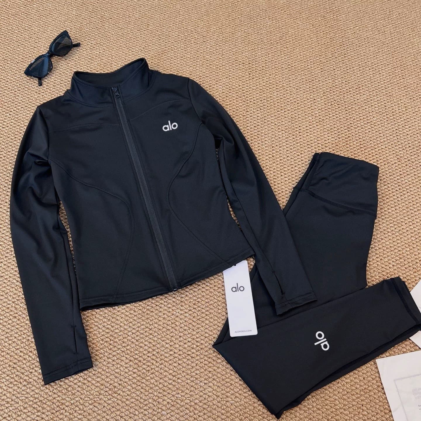 Alo Stand-Up Collar Full-Zip Yoga Jacket Women's — view 8