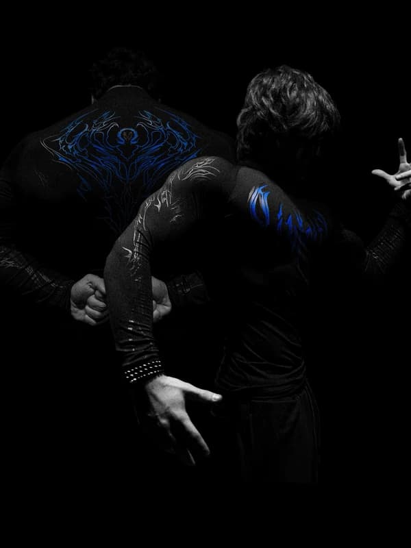 Breathe Divinity Long-Sleeve Printed Bodysuit — view 3