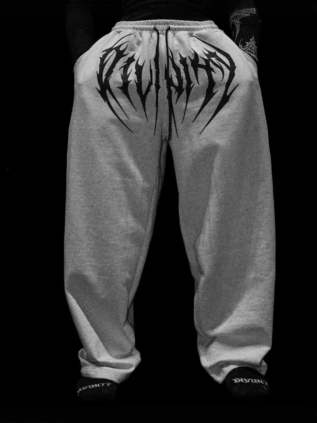 Breathe Divinity Cotton Terry Straight Leg Pants — view 1
