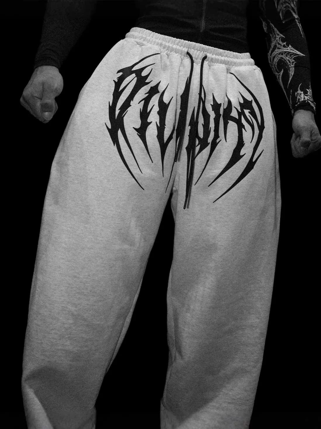 Breathe Divinity Cotton Terry Straight Leg Pants — view 2