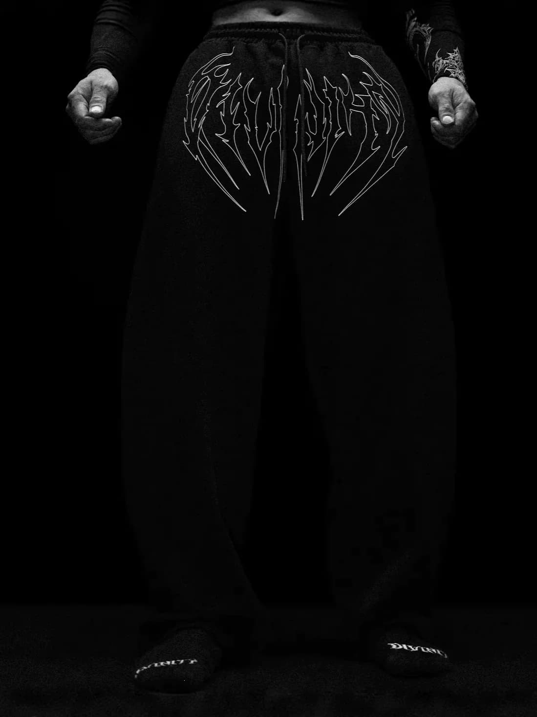 Breathe Divinity Cotton Terry Straight Leg Pants — view 3