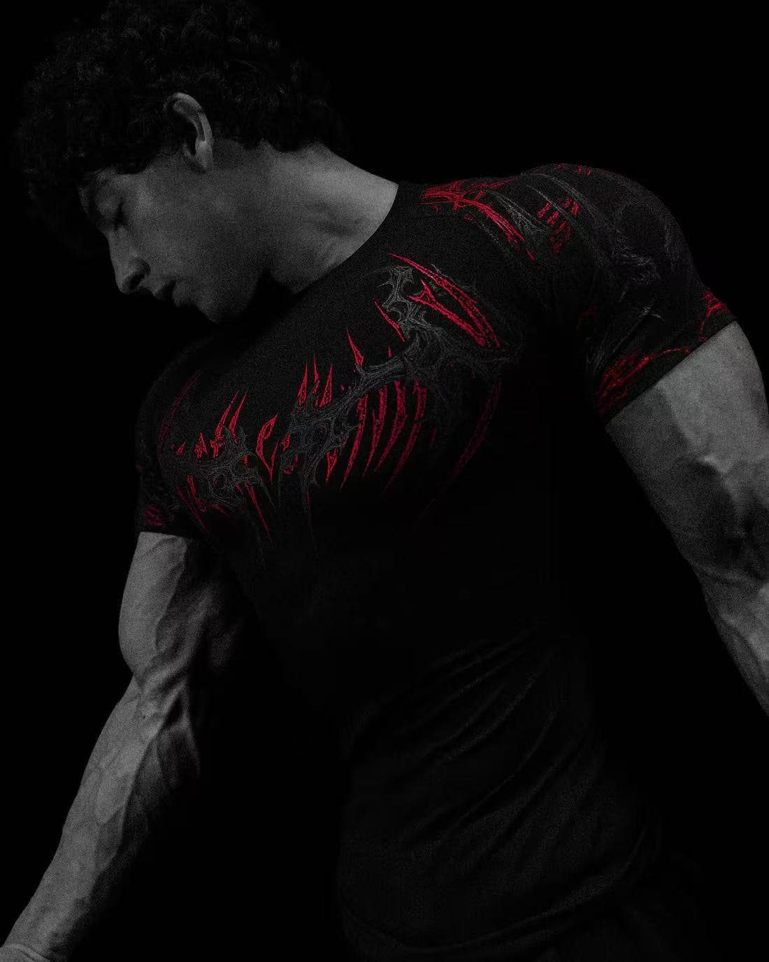 Breathe Divinity Devil's Eye Compression Tee, view 5