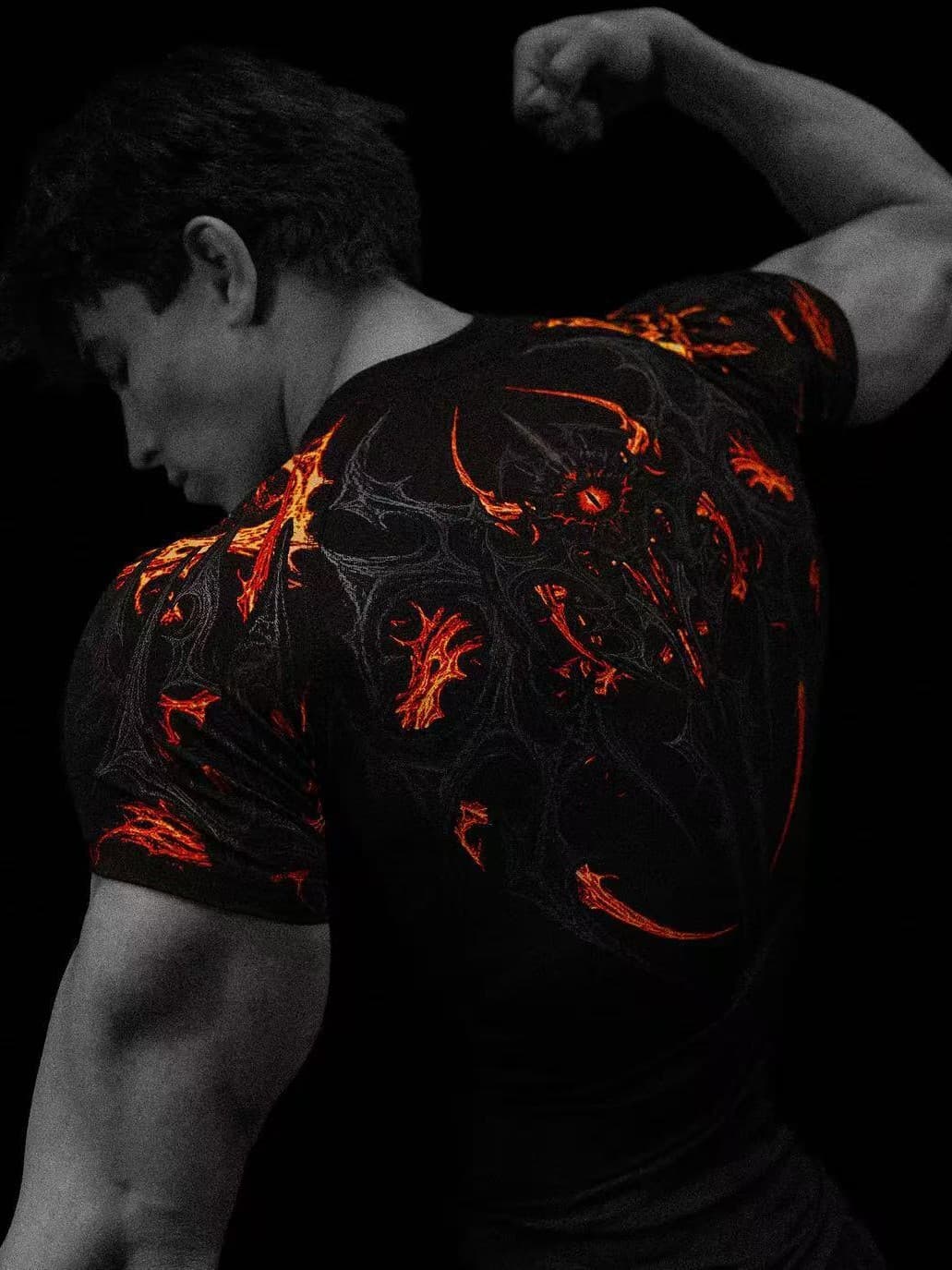Breathe Divinity Devil's Eye Compression Tee, view 12