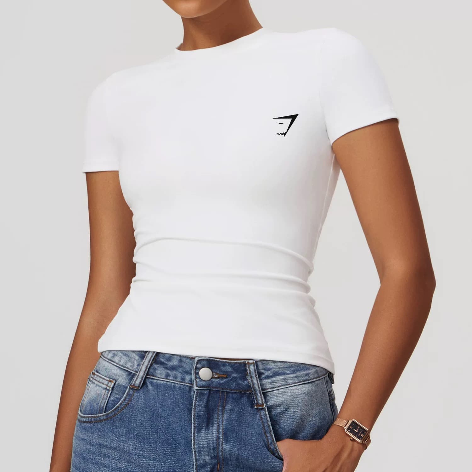 Gymshark Shark Tight-Fit Yoga Top Women's — view 8