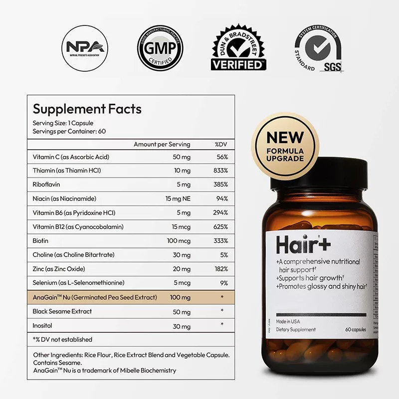 Hair Growth Supplement Capsules — view 4