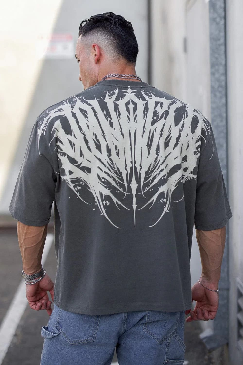 Youngla American Printed Cotton Tee — view 3