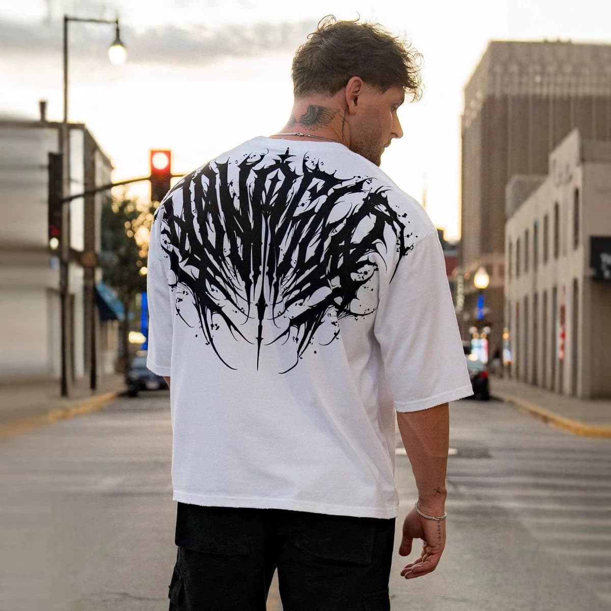 Youngla American Printed Cotton Tee — view 7