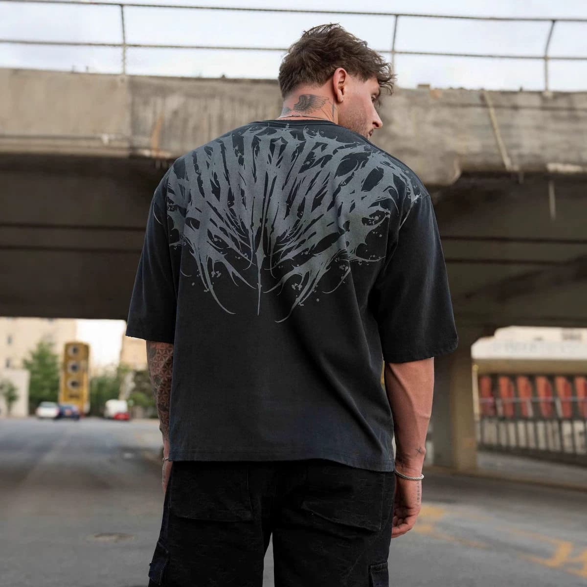 Youngla American Printed Cotton Tee — view 9