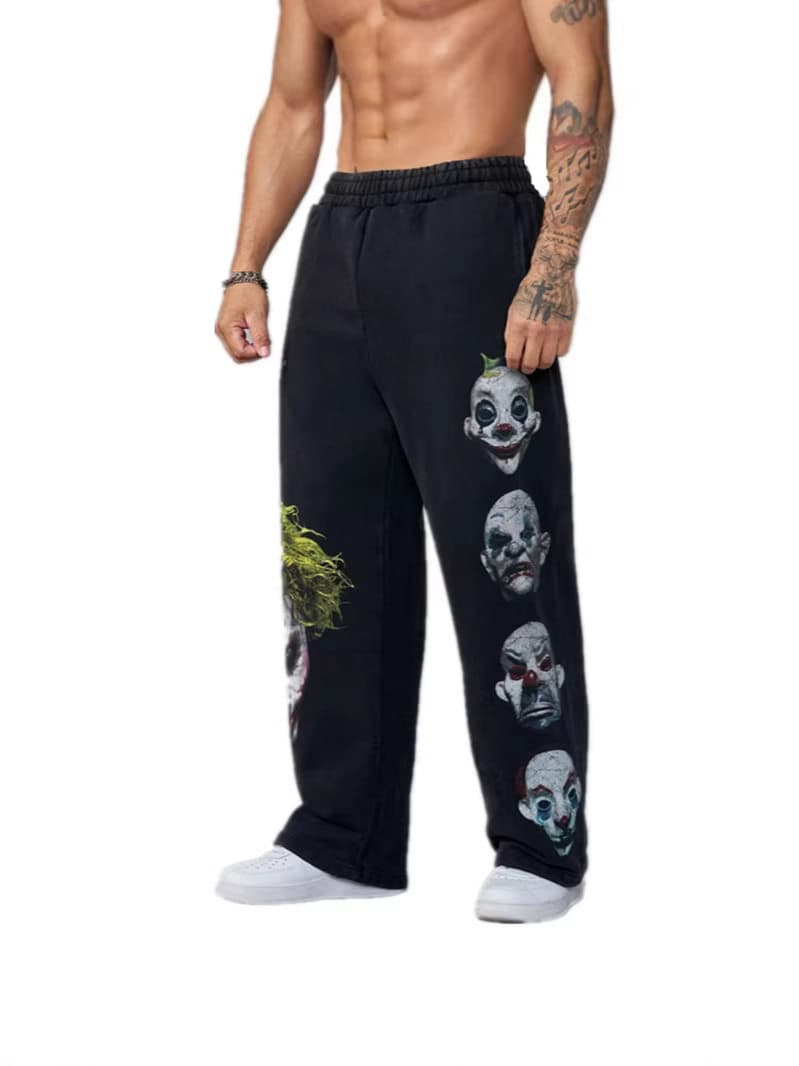 Youngla American Printed Straight-Leg Pants — view 6