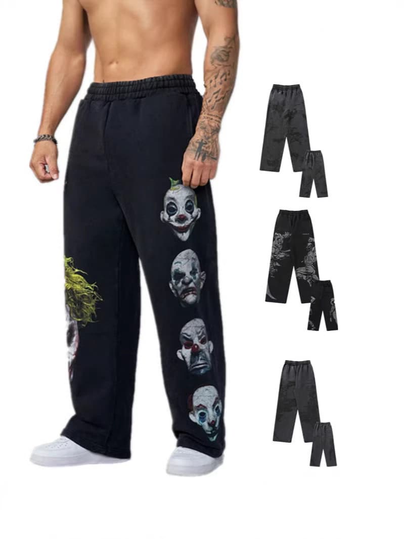 Youngla American Printed Straight-Leg Pants — view 7