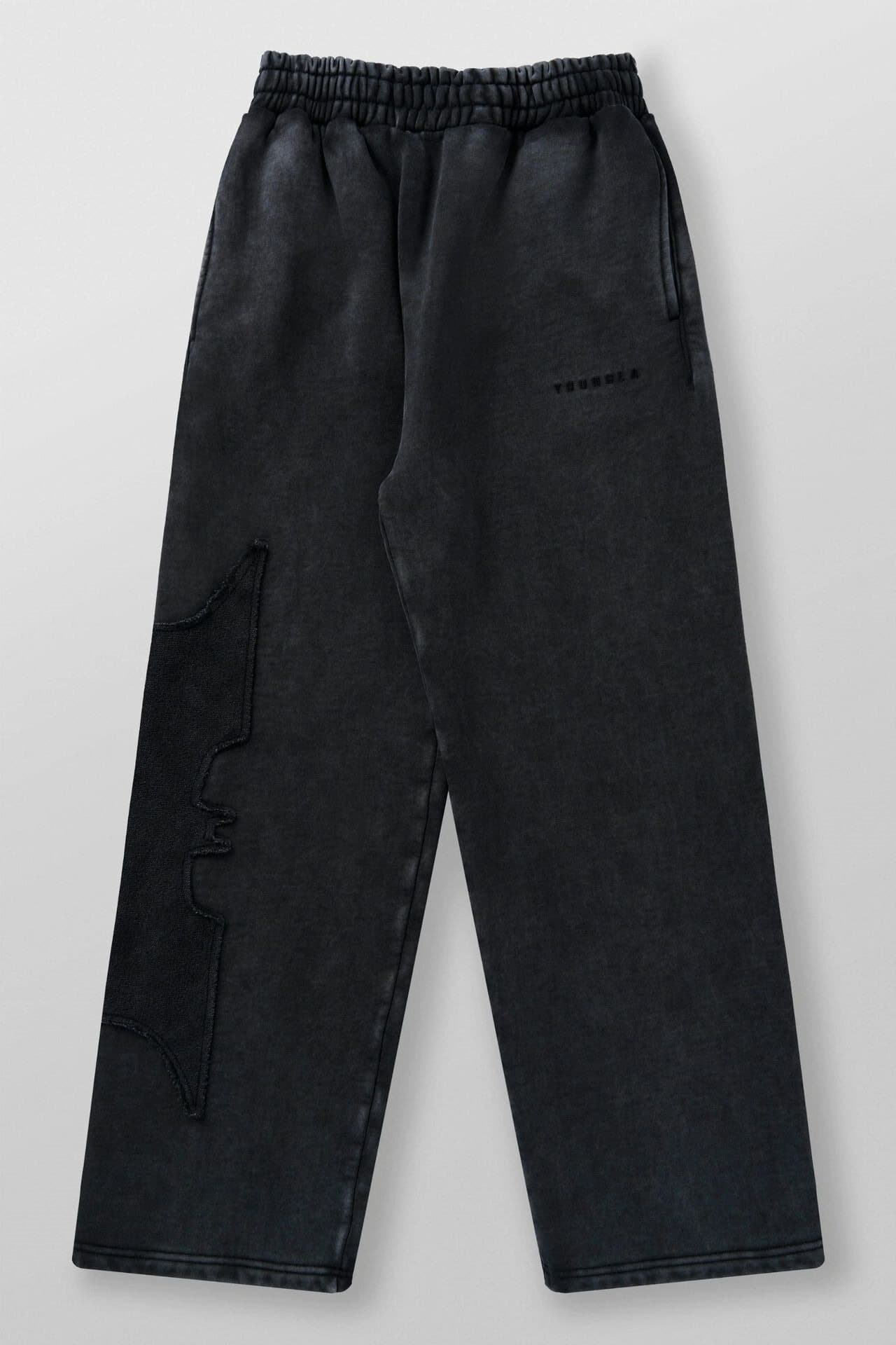 Youngla × Batman Straight-Leg Sports Pants — view 1