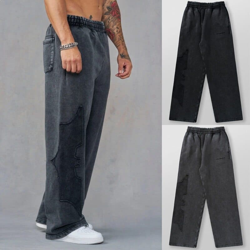 Youngla × Batman Straight-Leg Sports Pants — view 3