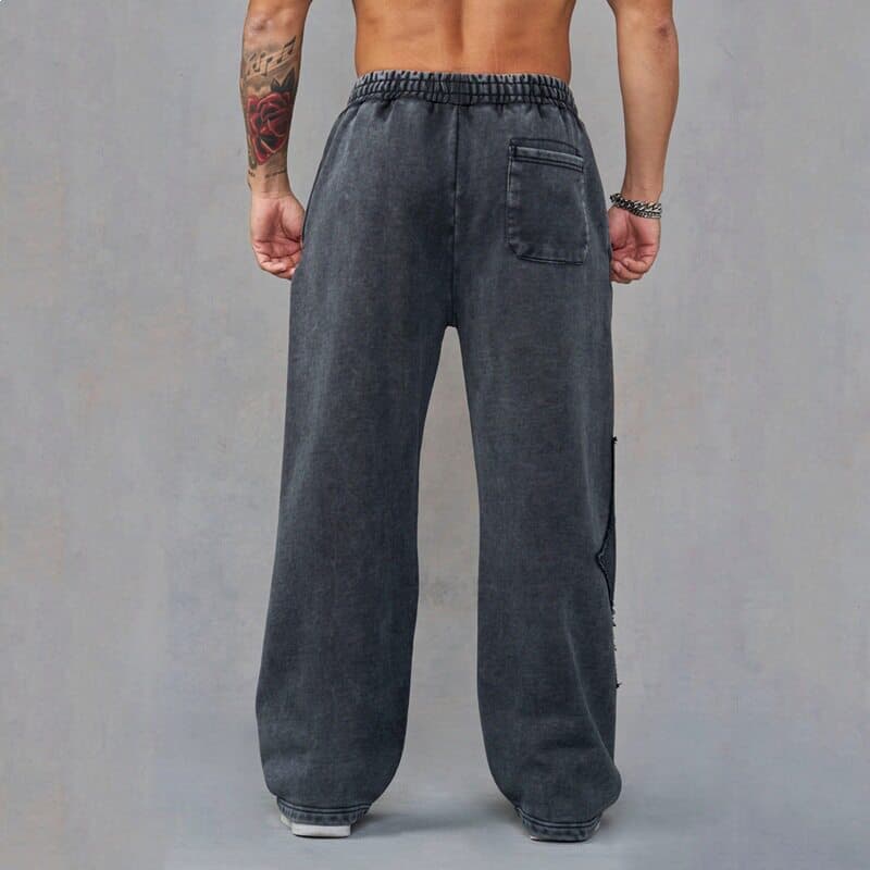 Youngla × Batman Straight-Leg Sports Pants — view 4