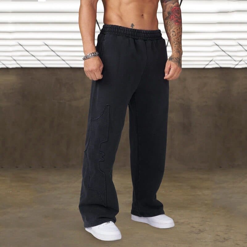 Youngla × Batman Straight-Leg Sports Pants — view 6