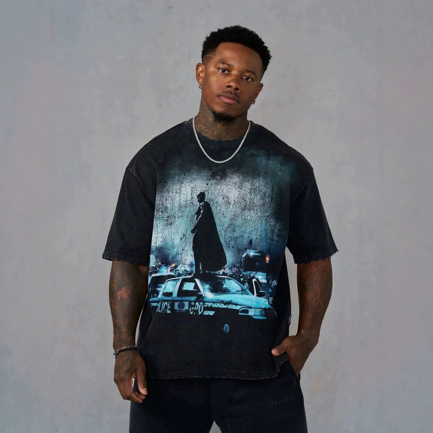 Youngla × Clown Co-Branded Cotton Tee — view 4