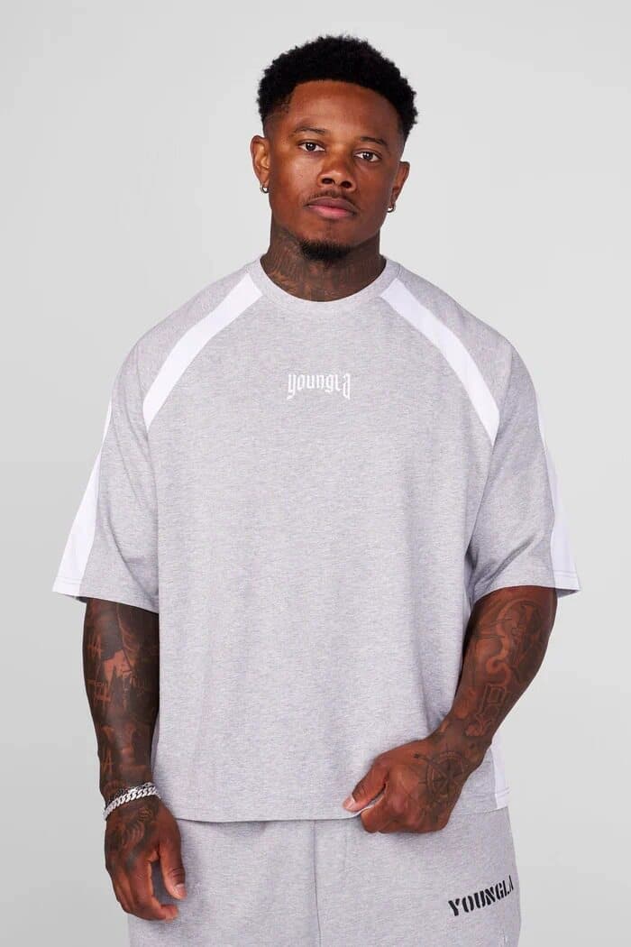 Youngla Cycling Camo Splicing Tee — view 5