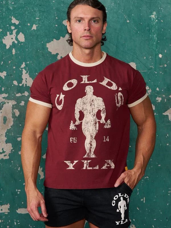 Youngla × Gold's Gym Vintage Slim Tee — view 6