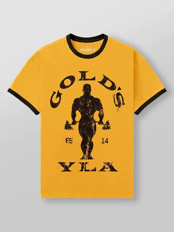 Youngla × Gold's Gym Vintage Slim Tee — view 8