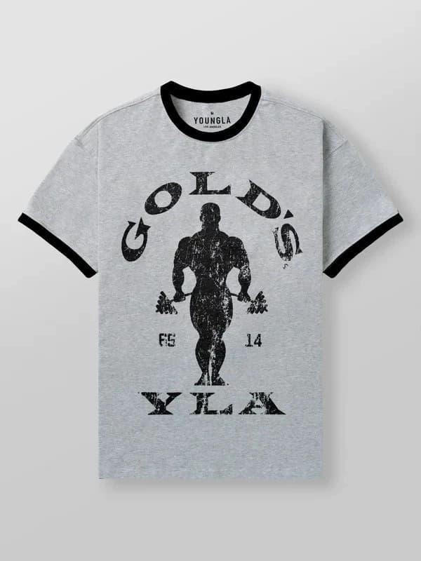 Youngla × Gold's Gym Vintage Slim Tee — view 9