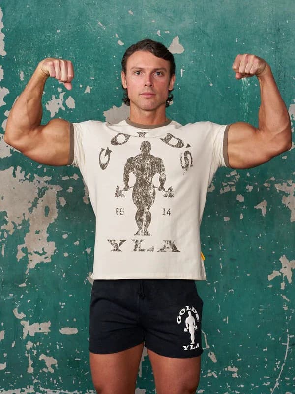 Youngla × Gold's Gym Vintage Slim Tee — view 10