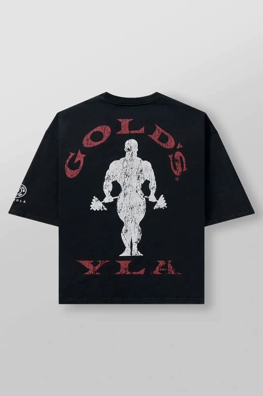 Youngla × Gold's Gym Oversized Tee — view 1