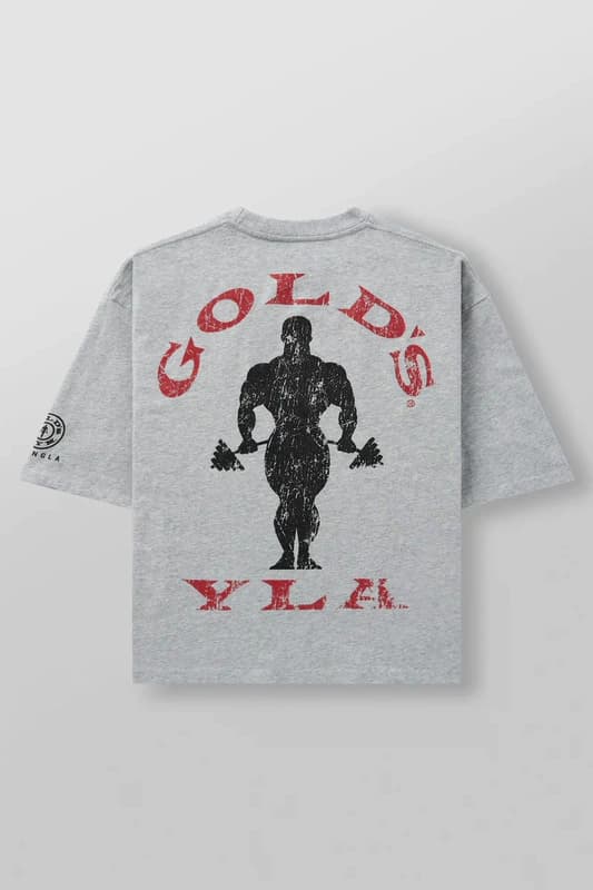 Youngla × Gold's Gym Oversized Tee — view 3