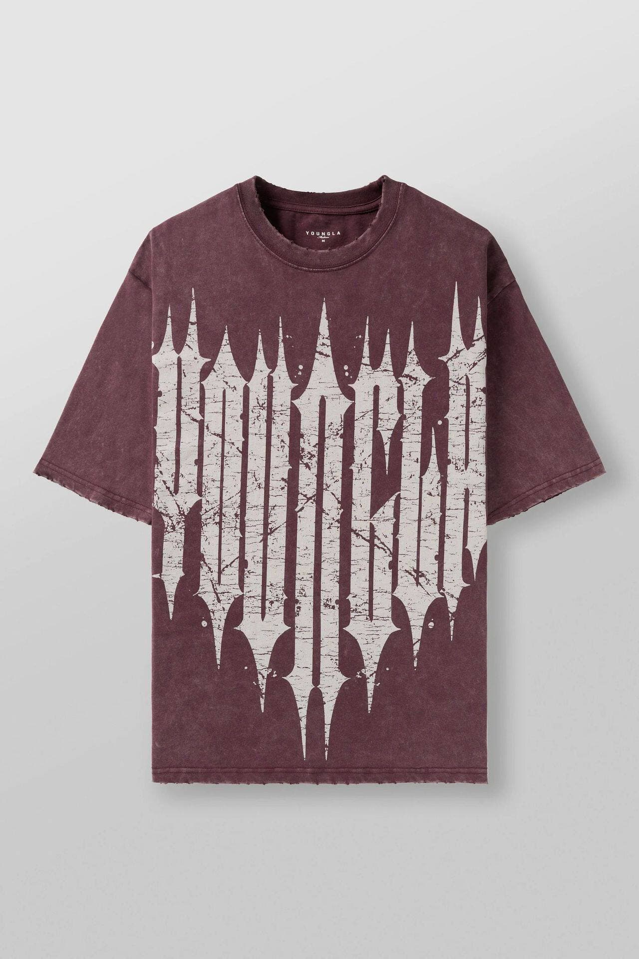 Youngla Large Letter Hip-Hop Oversized Tee — view 3