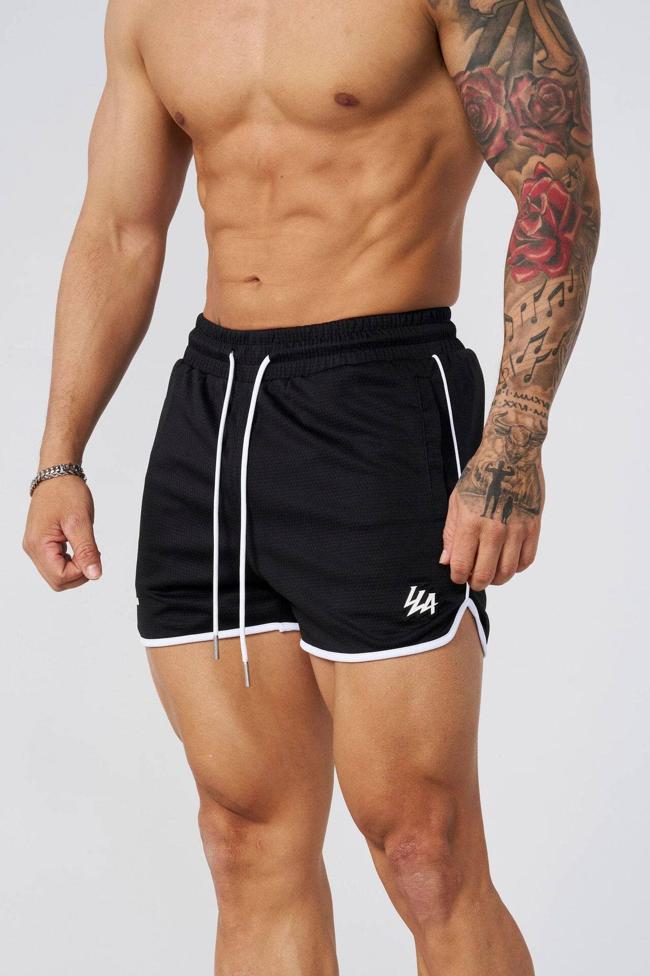 Youngla Mesh Printed Quick-Dry Shorts — view 1