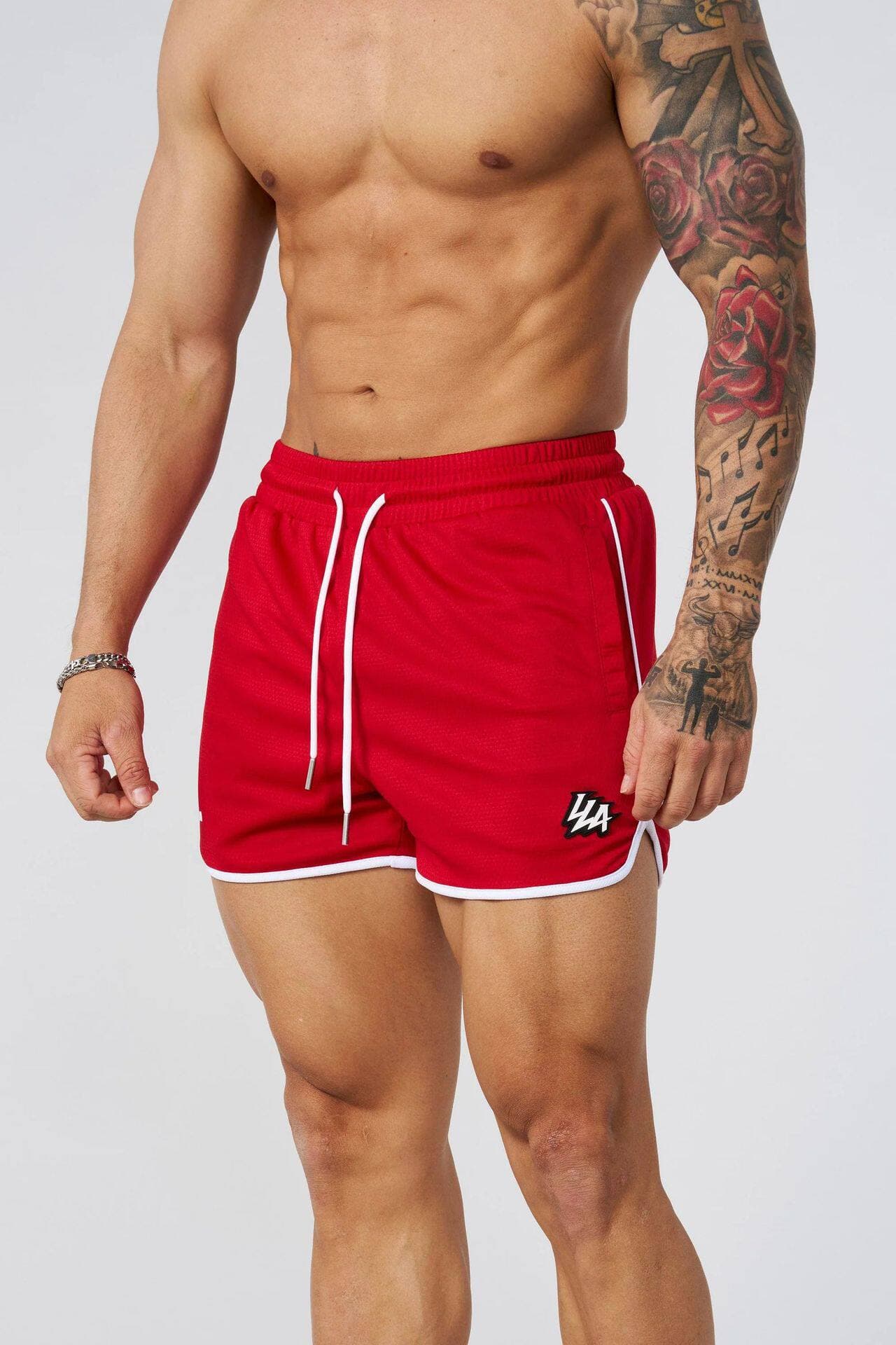 Youngla Mesh Printed Quick-Dry Shorts — view 4