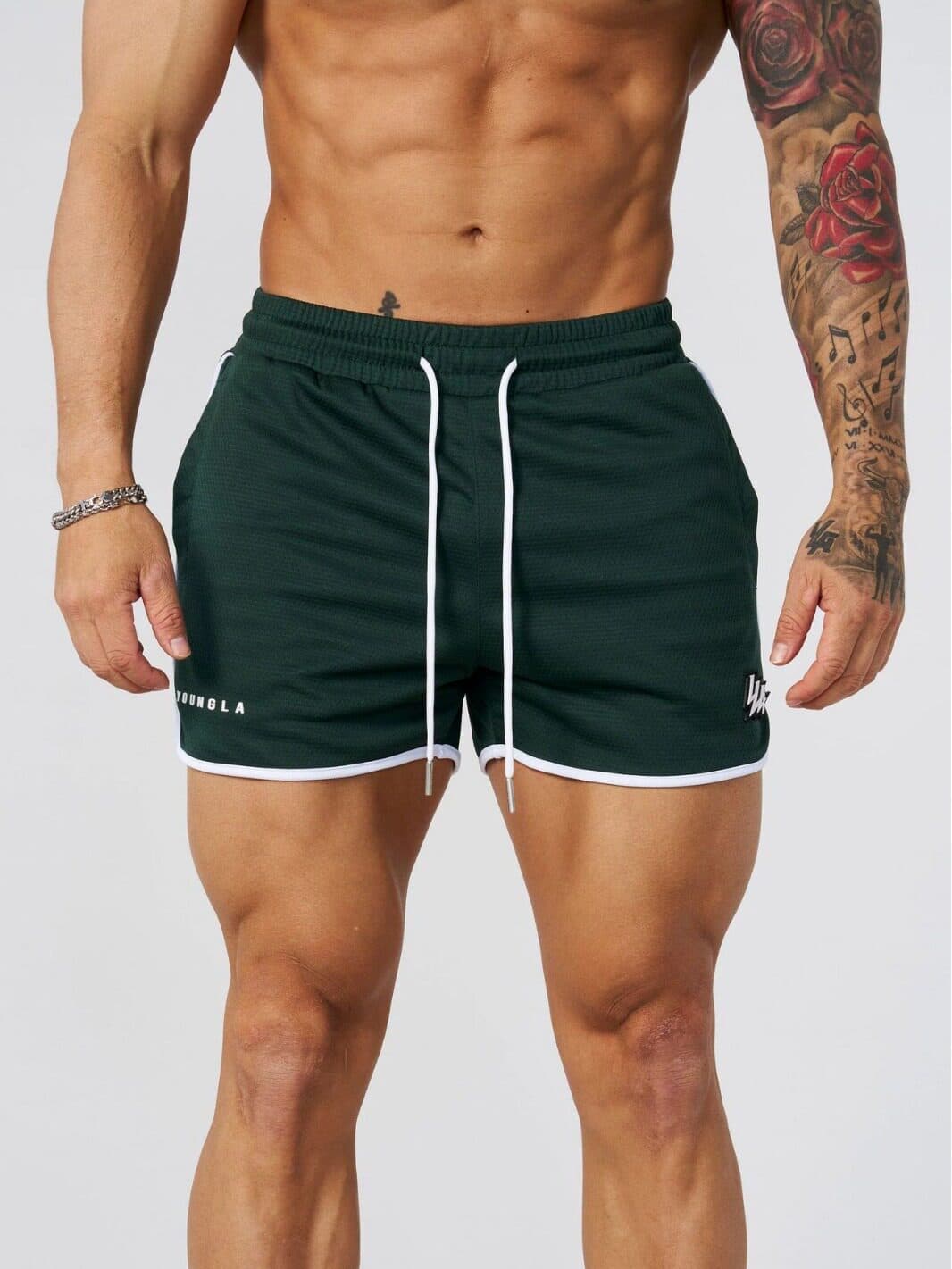 Youngla Mesh Printed Quick-Dry Shorts — view 9