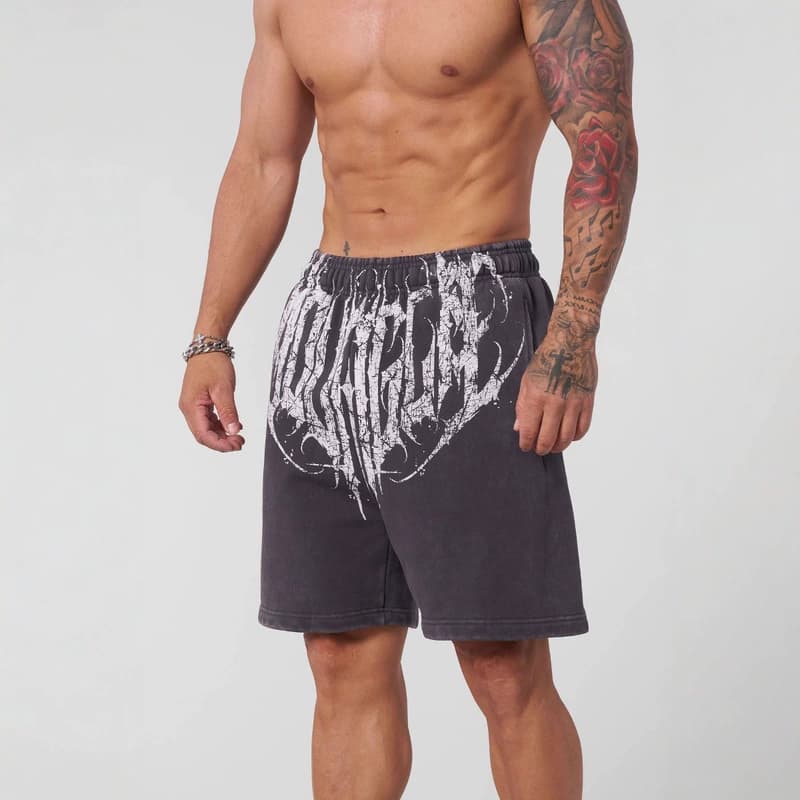 Youngla Muscle Bodybuilding Cotton Shorts — view 5