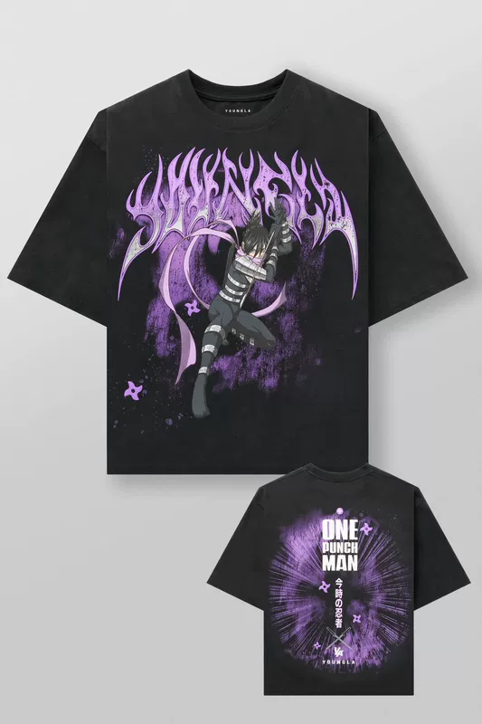 Youngla × One Punch Man Oversized Tee — view 3