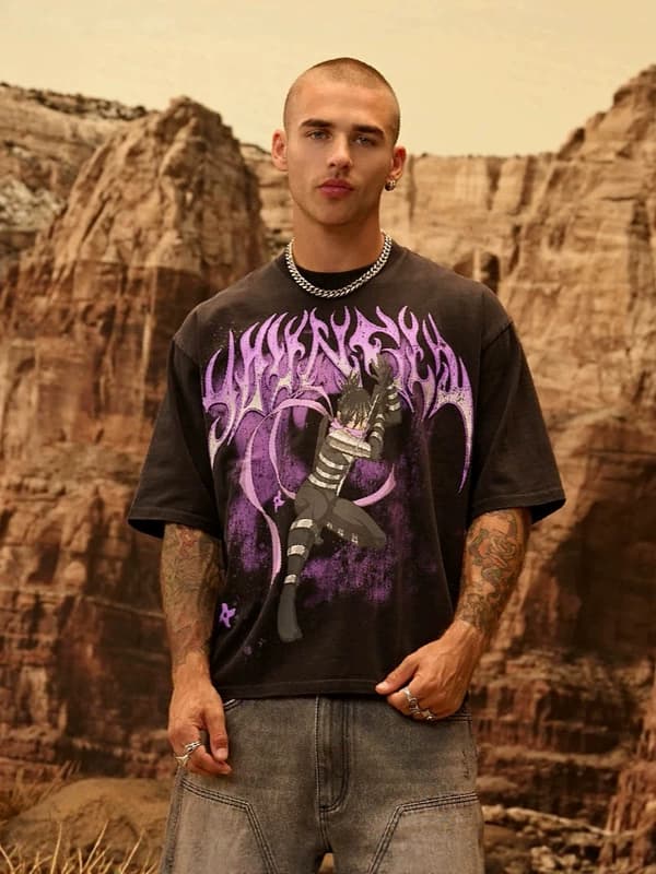 Youngla × One Punch Man Oversized Tee — view 7
