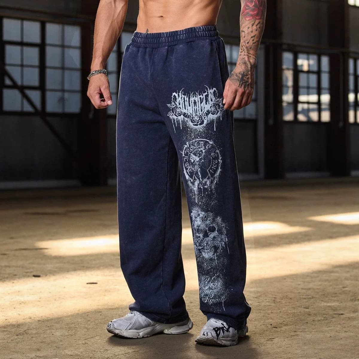 Youngla Printed Sports Pants — view 6