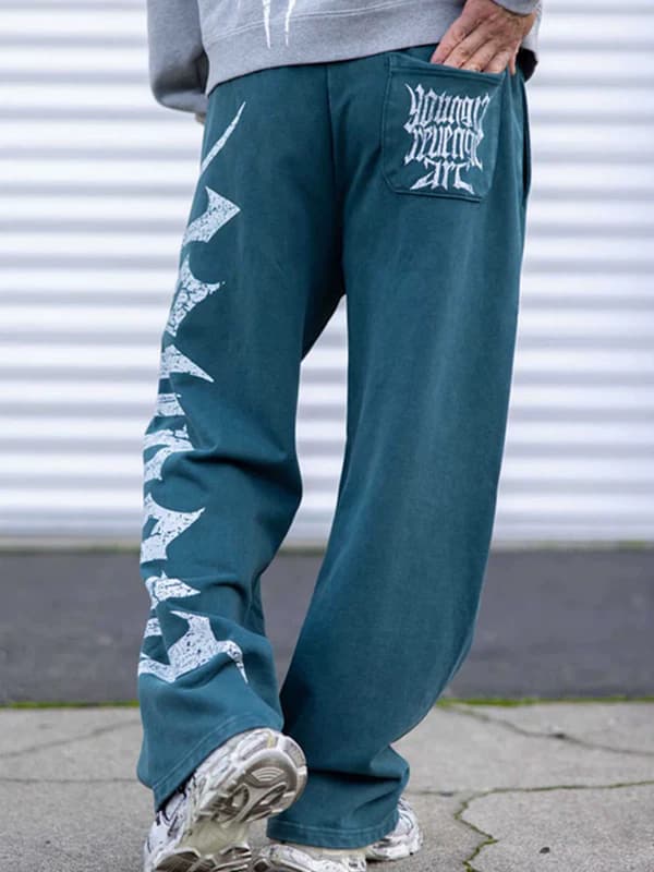 Youngla Printed Wide-Leg Pants — view 7