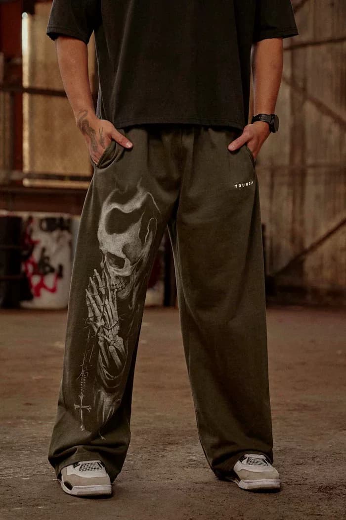 Youngla Reaper Wide-Leg Joggers — view 4